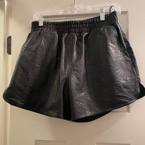 Leather Shorts